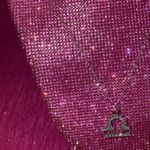 Boutique NEW Bling Libra Sterling Silver 925 Necklace Zodiac Sign Horoscope Astrology Goth Egirl Photo 2