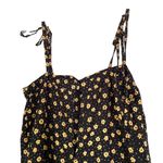 ASOS Design Black Yellow Floral Sleeveless Playsuit Pocket Jumpsuit Size 4 Photo 6