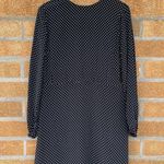 Theory Polka Dot Long-Sleeve Mini Crepe Dress size 12 Photo 0