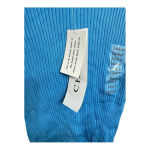 Chaus Mock neck, long sleeve silk blue shirt‎ size medium NWT Photo 6