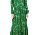 Hale Bob  Vinita Maxi Dress Green Size XL NWT Photo 0