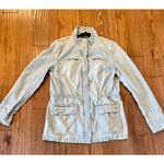 J. Jill light denim zip front jacket size xs Blue Photo 9
