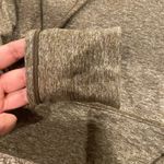 Lululemon ‎ Rush Hour 1/2 Zip Sweatshirt Women Size 10 Heathered Military Green Photo 9