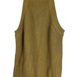 Madewell Valley Sweater Tank Womens XS Yellow Boxy Sleeveless Minimalist Basic Photo 3