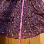House of Harlow 1960 Floral Tiered Mini Dress, Long Sleeve, V Neck, Boho Size 12 Purple Photo 7