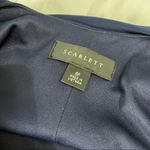 Scarlett  Women's Sequined Cowl Back Gown in Navy Size 6P Photo 7