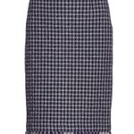 Weekend Max Mara Banda blue white tweed skirt Sz 10 Photo 1