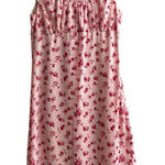 Vintage 2000s Babydoll Dress Fairy Y2K Grunge Coquette Milkmaid Size Small Pink Photo 0