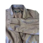 Quince 100% Leather Blazer Brown Women's SIZE L 100% AUTHENTIC Size L Photo 1