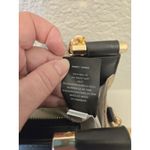 Bebe  Monogram Satchel Handbag Braided Top Handle Crossbody Bag Photo 8