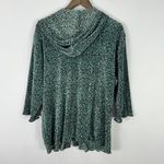 cj banks Jacket Womens 2X Animal Print Sequin Hooded Whimsigoth Fairy Grunge Photo 7