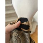 Ralph Lauren  Brown Black Leopard Print Cotton Wide Neck Long Sleeve T-Shirt Photo 3