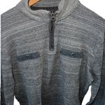 Lucky Brand  Gray Quarter Zip Sweater Size Large Photo 1