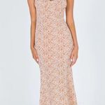 Princess Polly • NWT Just Like Heaven Midi Dress Brown White Floral Photo 2