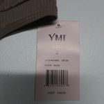 Ymi  Taupe Classic Thong Swim Bottoms Neutral Ribbed Size Small Photo 3