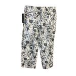 Herman Geist  Stretch  printed Capris Sz 10 Cream/Black NWT Photo 1