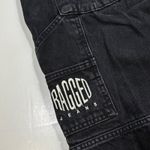 Ragged Priest Jeans Black Denim Wide Leg Panel Y2K Grunge Baggy Pants Womens 24 Photo 3