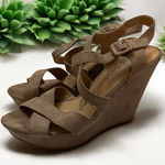 American Rag  Cie Women's Beige Open Toe‎ Platform Sandals 6 Photo 0