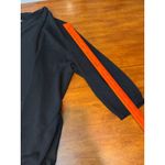 TOZ & ALI Black Cardigan Sweater Sheer Pleated Back Mesh Women's XL Photo 2