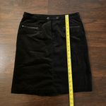 W by Worth black velvet knee length skirt size 8 Photo 5