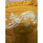 One Season Silk Embroidered Cami Top Ruffle Straps Yellow Size M Size M Photo 2