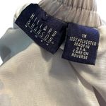 Hillard & Hanson Hillary & Hanson Woman Lined Floral Skirt in Gray, Blue and White Photo 3