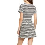 BB Dakota by Steve Madden Show Your Stripes Black & White Short Sleeve Dress S Photo 1