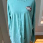 Ron Jon Surf Shop Turquoise Blue Long Sleeve Tee Shirt Size Medium 100% Cotton Photo 12