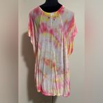 Handmade Style Stalker Pink and Yellow Grunge Skull Tee size 6 Photo 5