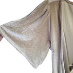 Baltic Born Meghan Velvet‎ Wrap Maxi Dress Champagne color Tan Photo 8