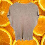 Ralph Lauren Lauren  Knit V Neck Tan Sweater with Short Sleeves‎ Size XL Photo 5