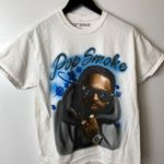 Pop Smoke Rap Tee Small S White Graphic Photo 8