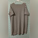 Hatch Navy and White Striped T Photo 5