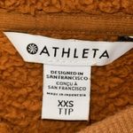 Athleta Tugga Sherpa Hoodie Pullover Cattail Brown Women’s XXS Photo 7
