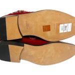 Givenchy NWB  Elegant Flat Dark Red Ankle Boot WINE SZ 40 studded buckle Photo 4