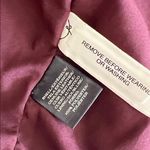 Ann Taylor Suede Genuine Leather Jacket Burgundy Sz XS Biker Moto Photo 9