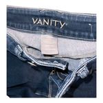 Vanity Womens jeans size 25 dark wash skinny leg denim stretch low rise Blue Photo 5