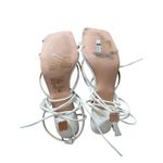 Chase and Chloe  Wraparound Sandals Size  8 OffWhite Square Open Toe Photo 6
