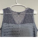 Komarov Beaded Charmeuse & Chiffon Fregatta Blue Dress NO JACKET Large L Photo 6