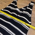 Newbury Kustom Black and White Knit Tank Top Photo 3