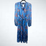 Current Air  Betsy Floral Midi Dress Blue Size S Photo 2