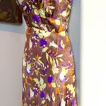 American Retro Never worn  France silk dress with side zipper. Sz 36 or USA Sz 4 Photo 1