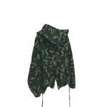 Y2K Oversized Cinch Hooded Utility Jacket 3X Green Camo Biker Gorpcore Street Photo 8