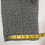 LOFT Outlet Pants Womens 14 Floral Original Crop Mid Rise Stretch Flat Front Black Photo 7