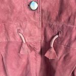 Vintage pink suede boiler suit size large READ Photo 3