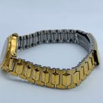 Bill Blass  23mm Quartz analog Womens gold tone black dial up to 7.5” runs Photo 2