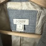 J Crew Factory Tipped Keating Boy Classic Button Down Oxford Preppy Blazer 2 Gray Photo 2