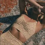 New Spell and The Gypsy Collective Wild Thing Active Crop Sports Bra Size Medium Pink Photo 0