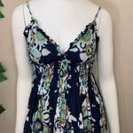 BCBG Maxazria Floral Blue Sun Dress Photo 3