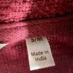 Soft Surroundings  3/4 sleeve terracotta cotton slub knit open front cardigan Photo 8